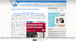 Desktop Screenshot of experimentosnuevos.com