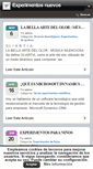 Mobile Screenshot of experimentosnuevos.com